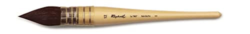 Raphael Kazan Squirrel Quill Mop Brush, 12