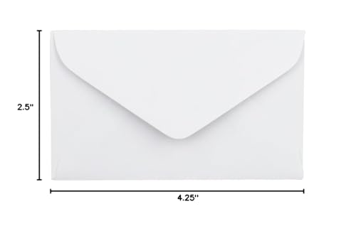 JAM PAPER 2Pay Commercial Mini Envelopes - 2 1/2 x 4 1/4 - White - Bulk 500/Box