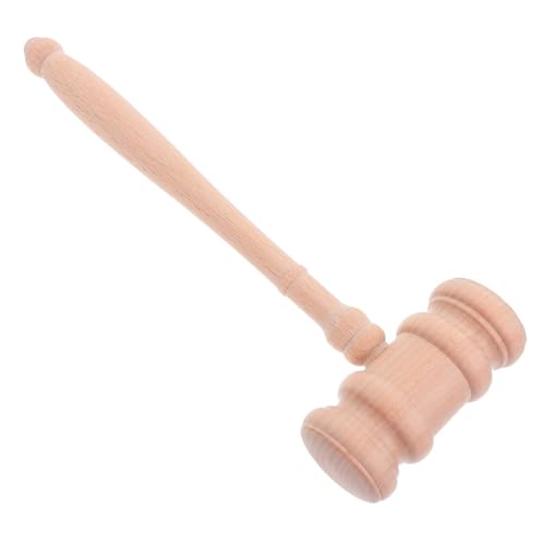 10-Inch Sturdy Wooden Judge Gavel, High-Precision Court Hammer for Legal Professionals Courtroom & Auction Scenarios Auction Hammer