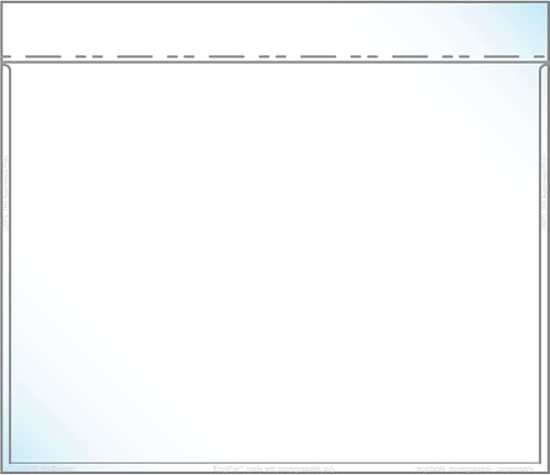 EnvyPak 9" x 12" Polypropylene Catalog Envelope Crystal Clear, Auto-Insertable (8.5" x 11″ Insert Size) - Box of 500