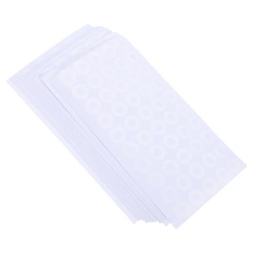 3000Pcs Reinforcement Labels for Paper Holes Self-Adhesive PVC Sticky Dot Stickers for Binders Documents Calendars Recipe Books