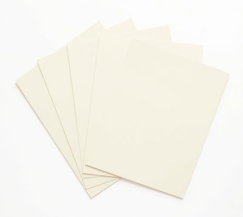 Colored Copy and Writing Printing Paper, 8.5"X11", 24/60 Pound, 500 Sheets Per Ream. (5000, Ivory)