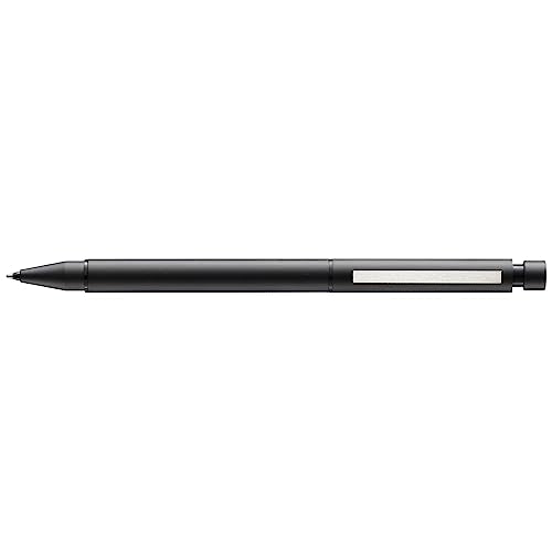 Lamy cp1 black twin pen Multifunctional pen – minimalist metal mechanical pencil & ballpoint pen in one – incl. M 21 ballpoint refill in black & M 41 fine-line refill (0.5 mm) in HB