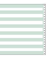 Alliance Computer Paper, 14-7/8" x 11", White/Green Bar
