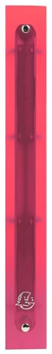 Exacompta Kreacover Chromaline PP Rigid Cover Ring Binder, A4+, 40 mm Spine, 4 Rings - Assorted Colours, Pack of 12