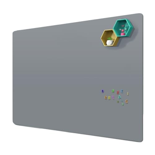 Removable Sticky whiteboard Film, Self Adhesive Magnetic Whiteboard Wallpaper Roll Multicolor Multiple Sizes(Gray,35.4x59.0in(90x150cm))