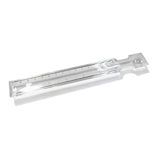 Portable Hand Ruler 2X Magnifier Pole with Measuring Scale Reading