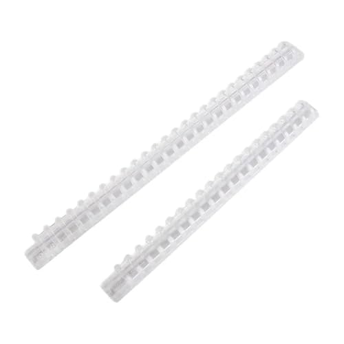 Binder Ring 50pcs Leaf Binder Rings,Book Rings,Small Binder Rings,Plastic Binder Rings for Key,and Index Cards,School, Home, Or Office(A5 20 Holes(210mm))