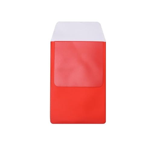 Gonehyu 10 Pcs PVC Pocket Protector Pen Pouch Leak-Proof Nurse Office School Supplies