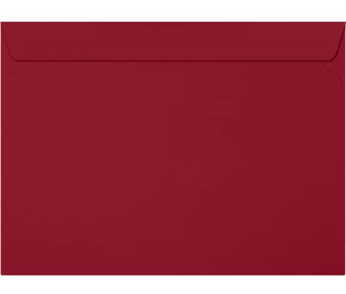 LUXPaper 9 x 12 Booklet Envelopes | Garnet Red | 80lb. Text | 500 Qty