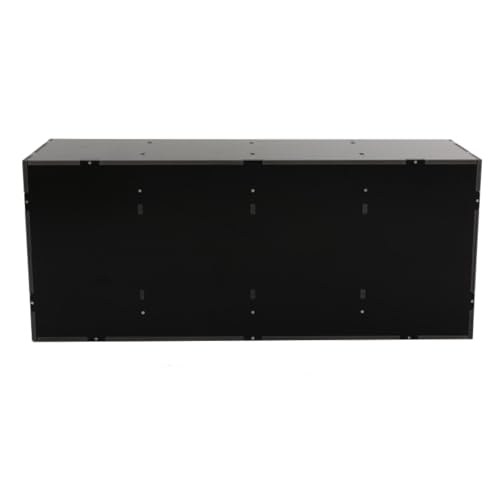 MhdunueSK Mailbox for Classroom 24 Slots, Mail Sorter, Paper Organizer Storage, Mail Organizer for Home Library Office Classroom (Black, 24 Slots)