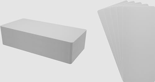 (100) White Heavy Duty 40mil CD Longbox Divider Cards - 6" x 14 1/4" - Perfect for Section Headers for CDs in Long Box Packaging! - #CDNS14WH40