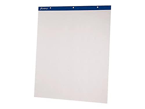 Ampad 24028 Easel Pad, Plain, 3-Hole,50 Shts, 27-Inch x34-Inch, 2/CT, WE