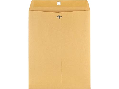 Staples 11.5x14.5 Kraft Clasp Catalog Envelopes, Brown, 100/Box