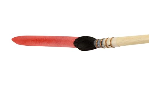 Creative Mark Harmony Blue Squirrel Quill Watercolor Brush Size # 6 - Professional Brushes - Handcrafted Full Bellied Bristles on Balanced Wooden Handle