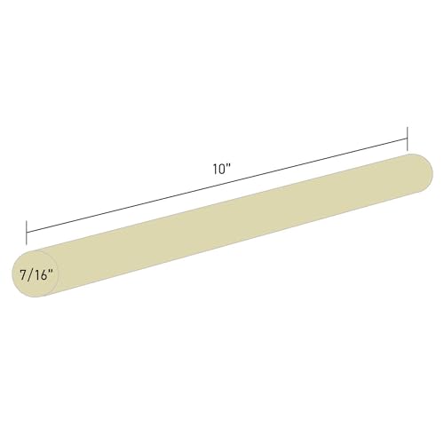 Surebonder 735R510 Full Size 10" High Strength Hot Glue Sticks for Cardboard, Plastic, Wood, Metal - 90 Glue Sticks, Amber, 5 lb Box