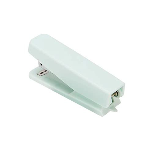 OEKFVCHVZ Solid Color Portable Mini Stapler Set with 1000 Staples Stationery Office Binding Tools