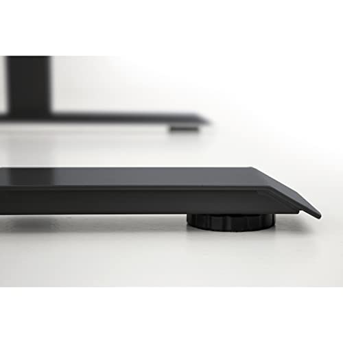 Kerkmann Move.1 Desk | Electric Height Adjustable | Anthracite Frame | H x W x D 740-1230 x 1200 x 800 mm | Graphite | Seat and Standing Table Office Table Work Table