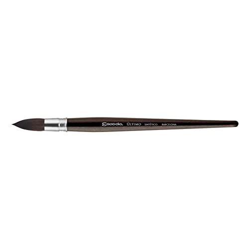 Escoda Ultimo Series 1530 Artist Watercolor and Acrylic Paint Brush, Synthetic Squirrel, Mop, Size 18