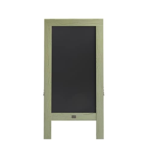 Flash Furniture Magnetic Wall Mount Chalkboard, 40" x 20", Green