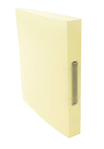 Exacompta Ref - 54970E Chromaline Pastel PP Ring Binders, 320x268mm, Suitable for A4+, 2 Ring 40mm Spine, Pack of 5 Assorted Colours, Coral, Mauve, Blue, Green & Yellow