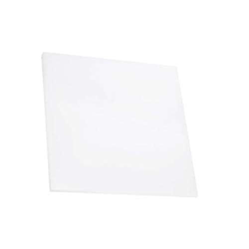 HAOTAISH White ABS Plastic Board for DIY Crafts Gardens Offices, 600 * 600mm, Thickness 1-30mm
