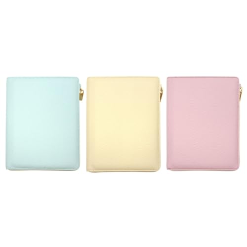 QUOVADIS Timer17 qv936lzdppbl Genuine Leather Personal Organizer Cover, Bible Size L Zip Cover, Timer 17 Dusty Pastel, Italian Leather, Pale Blue