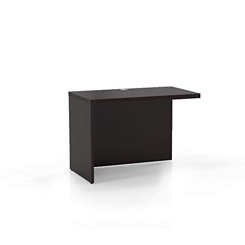 Mayline AR4224LDC Aberdeen Return 42"W x 24"D for Use with Credenza, Desk or Extended Corner Desk, Sold Separately, Mocha Tf