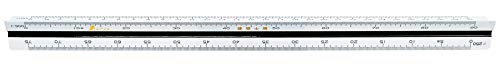 Shinwa Sokutei 74962 Triangular Scale for Architects B-30 11.8 inches (30 cm)
