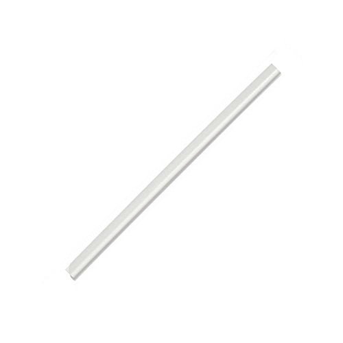 Durable A4 Spine Bar 6mm White - Pack of 100 - Quick and Easy Binding for Unpunched Documents - Holds Up to 60 A4 Sheets