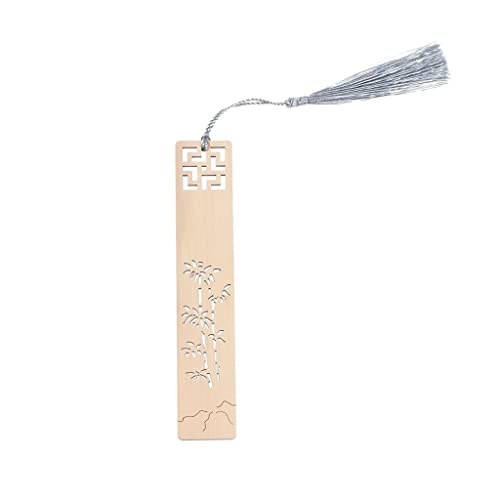 OISNGWNG Retro Bookmark Hollow Book Mark Tassels Handmade Bookmarks Clip Stationery Gift