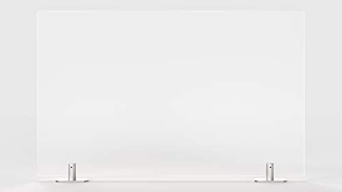 "Ghent Partition Extender, Frosted Thermoplastic w/Tape, 30""H x 24""W" (PEF3024-T)