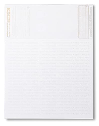 ABC Blank Check Stock Paper - Computer Voucher Checks - Check on Top - Stub on Bottom - Stock Payroll Sheets - Laser Printer Compatible - Ideal for Home Business (1000, Gold)