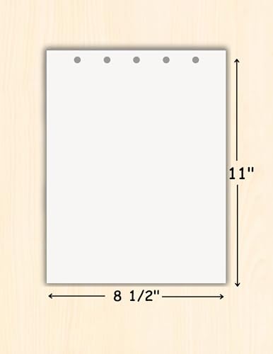 Limited Papers(TM) Writing and Copy Paper,75 GSM, Variation of Colors 8.5" x 11", 5 Hole Top-Punched, 20 Pound Text, 500 Sheets Per Ream. (5000, White)