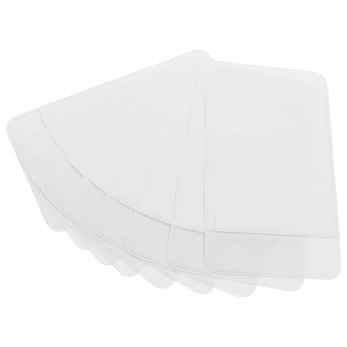 Yingluno Pocket Protector for Men Shirt 60 Pcs PVC Pen Pouch for Shirt Pocket Organizer Protector Pens Pencils Badges