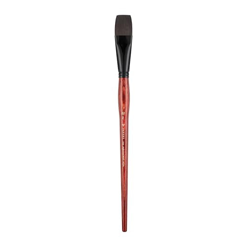 Pan Art Flat Synthetic Brush No.22 for Acrylic Painting - Perfect for Artists - 1 Piece
