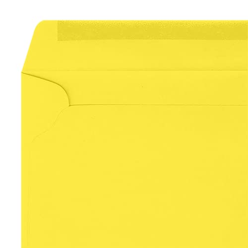 LUXPaper 9 x 12 Booklet Envelopes | Citrus Yellow | 80lb. Text | 500 Qty
