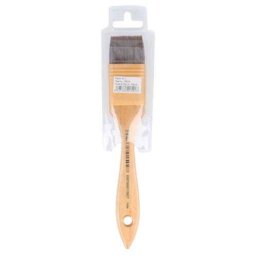 Pan Art Wash Brush Synthetic No.30 - Ideal for Aquarelle Painting - 1 Piece, Beige