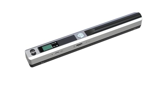 Portable Scanner, Portable Handheld IScan A4 Scanner 900DPI HD Mini for School Home Business Scan USB Type-C Document Photos Scanners(Silver)