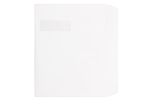 LUXPaper 9 x 12 Booklet Window Envelopes | Bright White | 28lb. Text | 50 Qty