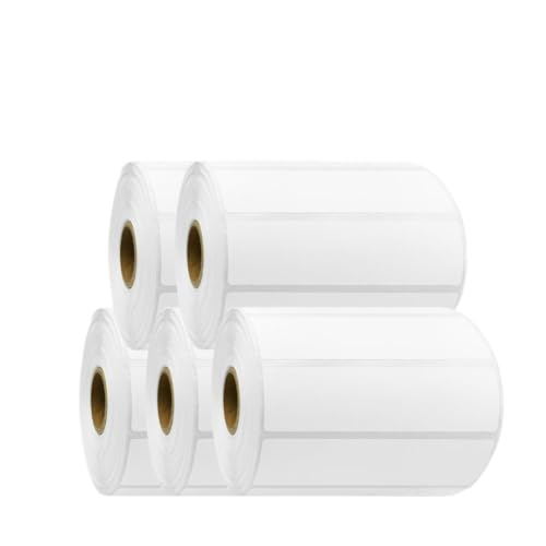 Direct Thermal Labels 4 Inch X 1 Inch 1375 Per Roll(5 Rolls)