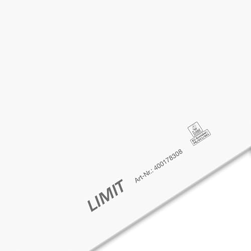 Limit 2 x Flip Chart Pad Squared and Blank 20 Sheets per Pad 80gsm White
