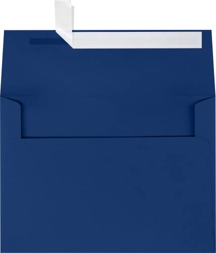 LUXPaper A7 Invitation Envelopes | Peel & Press | 5 1/4" x 7 1/4" | Navy Blue | 80lb. Text | 500 Qty