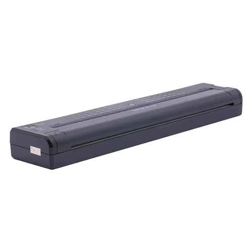 Ncescmal Portable USB Wireless Bluetooth Black Tattoo Printer Compatible with Android, iOS Phone, Ipad & PC-Side