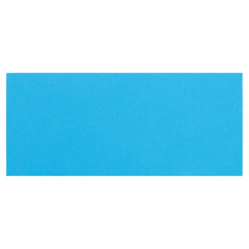 LUXPaper #10 Business Envelopes | Peel & Press | 4 1/8" x 9 1/2" | Bright Blue | 60lb. Text | 500 Qty