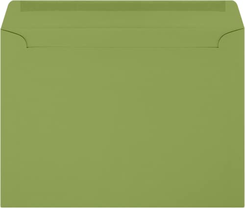 LUXPaper 9 x 12 Booklet Envelopes | Avocado Green | 70lb. Text | 50 Qty