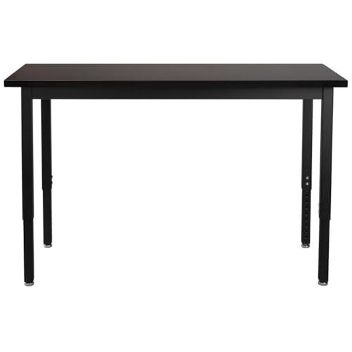 NPS Adjustable Height Science Lab Table, 24" x 48", Phenolic Top