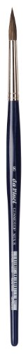 da Vinci Watercolor Series 5530 CosmoTop Mix B Paint Brush, Round Synthetic/Natural Mix, Size 8 (5530-08)