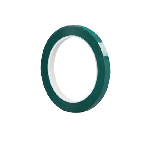 White Board Tape 10roll 66M Graphic Whiteboard Tape Adhesive Chart Line Grid Electrical Marking Tapes for Office(Green,66M_10MM)