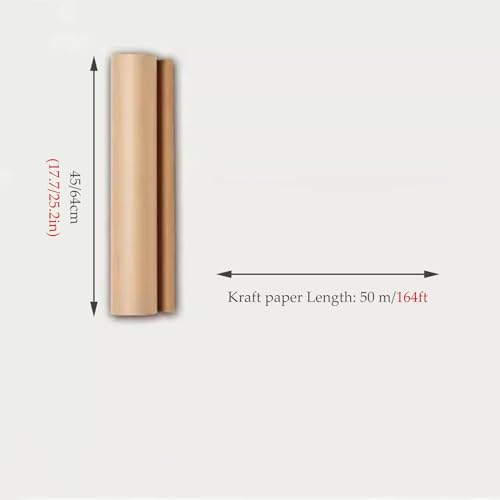 BWQZXES Butcher Paper Cutter Dispenser Wall Mount Kraft Paper Roller Holder with Shelf for Storage Paper Roller for Crafts Packing Memos Meeting Not